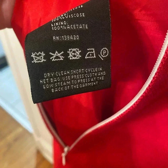 Carlisle Black Label Red White and Black Dress - Picture 4 of 12